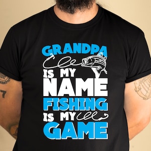 Grandpa Fishing Game Digital Download PNG, Hooked on Being Grandpa Tshirt File, Reel Cool Grandpa Png, Sublimation Print for Grandpa