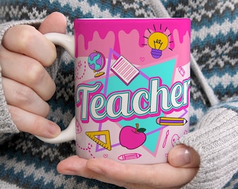 Teacher Mug Wrap, Teacher Coffee Mug Wrap, Mug Wrap for Teacher, Teacher 11oz Mug, Teacher 15oz Wrap, Mug Sublimation Wrap,Digital Downloads