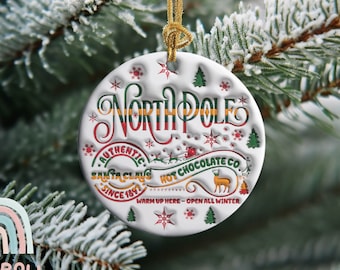 3D Christmas Inflated Ornament Design, Christmas Ornament Design, Christmas Round Ornament, Sublimation Design, Digital Download