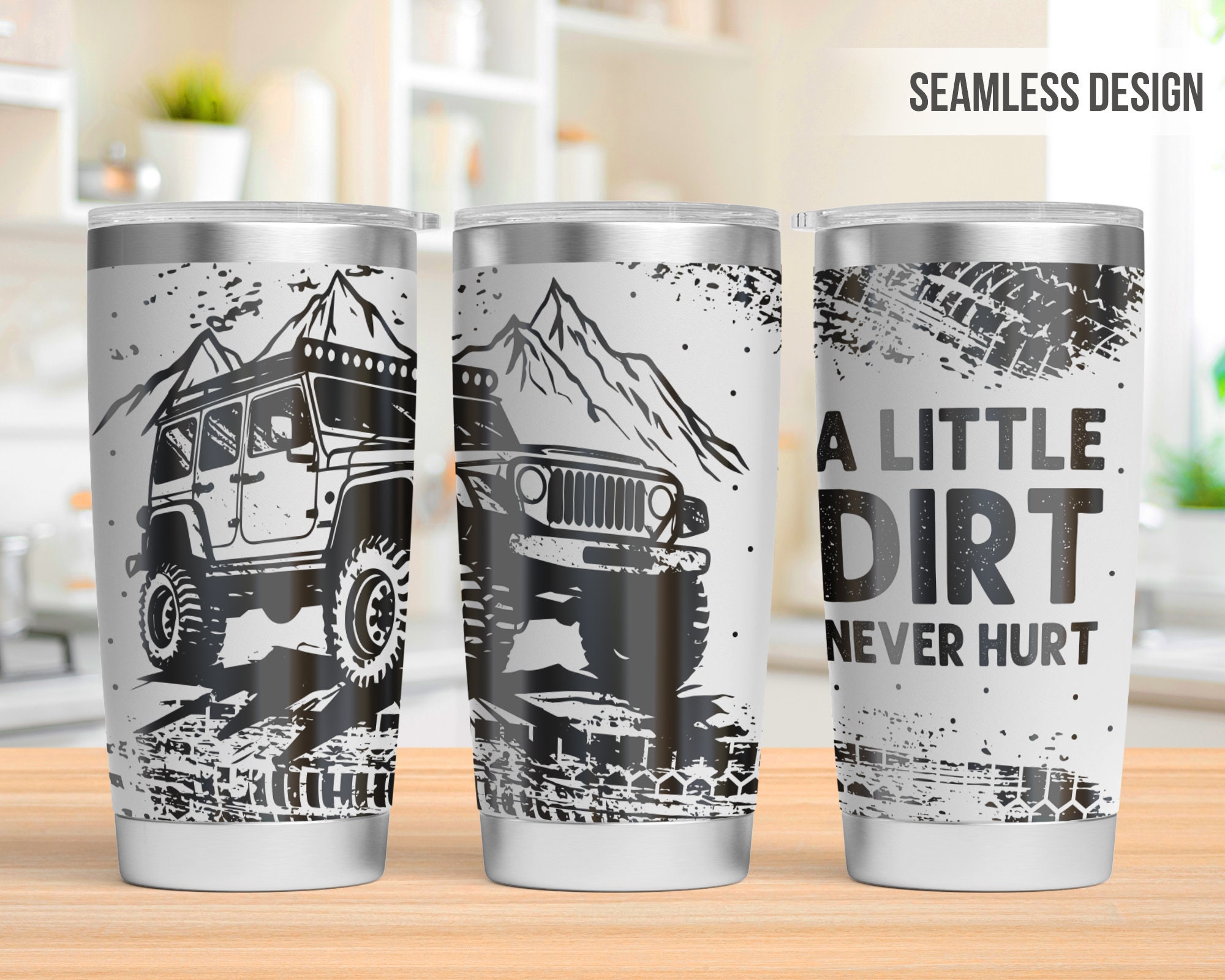 Classic Black White Mountain Design Only in a Hummer20oz Insulated Bottle Classic Black White Mountain Design Only in a Hummer20oz Insulated Bottle