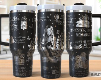 Book Smut Tumbler Laser Svg, Dark Romance 40oz Tumbler Full Wrap Laser Svg, Laser Engraved Svg,Tumbler Laser File,Laser Svg For Tumbler