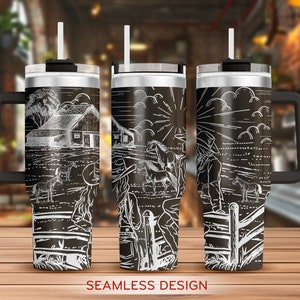 Cowgirls 40oz Tumbler Laser Engraving Wrap, Western Tumbler Wrap Svg, 40oz Laser Engraved Svg,Laser Engraving Svg,SVG For Laser Rotary