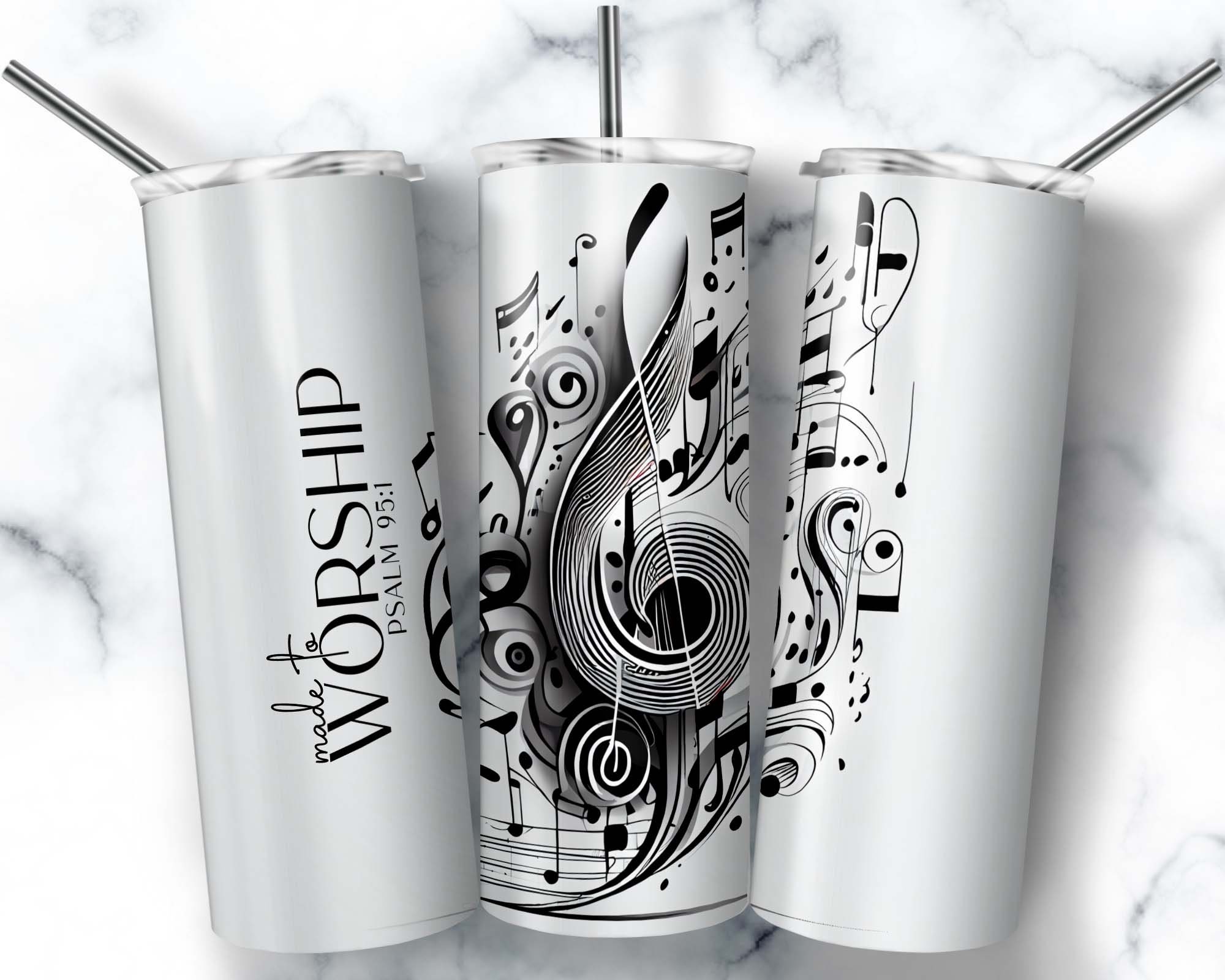 Made to Worship Tumbler Wrap Christian Tumbler Design Etsy