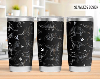Dinosaur Tumbler Laser Svg, Dinosaur 20oz Tumbler Full Wrap Laser Svg, Laser Engraved Svg, Tumbler Laser File, Laser Svg For Tumbler