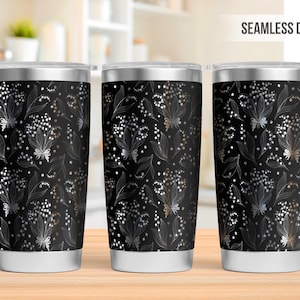 Lily of the Valley 20oz Tumbler Laser Engraving Wrap, Flowers Tumbler Wrap Svg, Laser Engraved Svg, Laser Engraving Svg,SVG For Laser Rotary