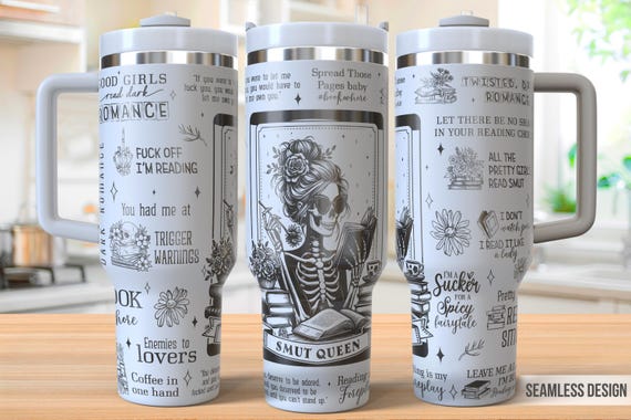 Book Smut Tumbler Laser Svg, Dark Romance 40oz Tumbler Full Wrap Laser Svg, Laser Engraved Svg,Tumbler Laser File,Laser Svg For Tumbler