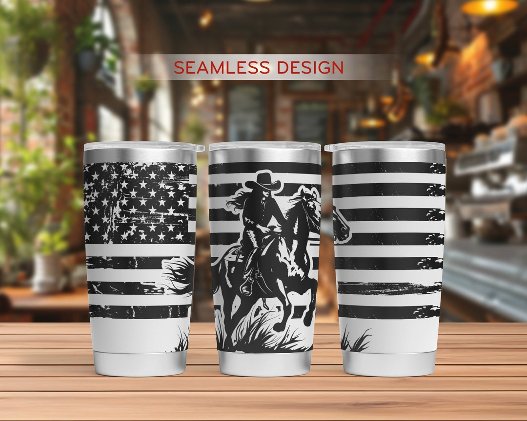 Rodeo 20oz Tumbler Laser Engraving Wrap, Western Tumbler Wrap Svg ...