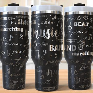 Music Band Tumbler Laser Svg, Band 40oz Tumbler Full Wrap Laser Svg, Laser Engraved Svg, Tumbler Laser File, Laser Svg For Tumbler