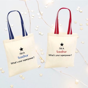 Lehrer Humor Tasche - Ich bin Lehrer was ist deine Superkraft?