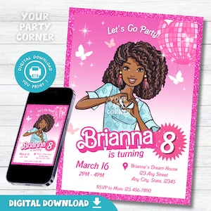 Customizable Birthday Party Invitation | Personalized Party Decoration | Kids birthday | DIGITAL FILE