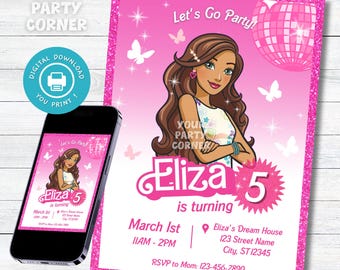 Customizable Birthday Party Invitation | Personalized Party Decoration | Kids birthday | DIGITAL FILE
