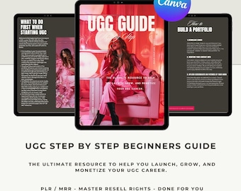 UGC Beginners Guide, PLR & MRR, Digital Download