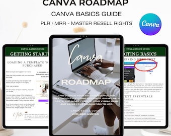 Feuille de route Canva : guide de base avec MRR et DPP (téléchargement numérique)