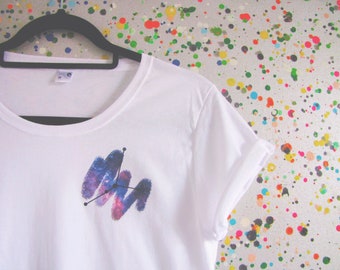 Printed constellation shirt