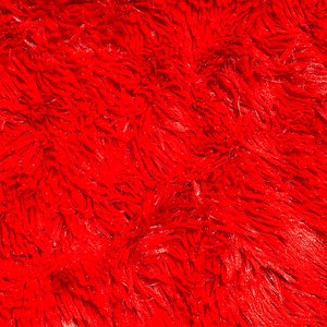 Morbido tessuto shaggy finta pelliccia in diversi colori