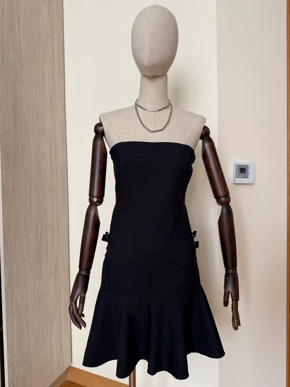 Italian Designer Little Black Dress: Strapless Mini Cocktail Dress, Size US 8 - Etsy Israel Italian Designer Little Black Dress: Strapless Mini Cocktail Dress, Size US 8 - Etsy Israel