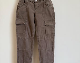 Vintage D&G Cargo Pants | Brown Cotton Utility Trousers, Y2K (IT 42 / S-M)