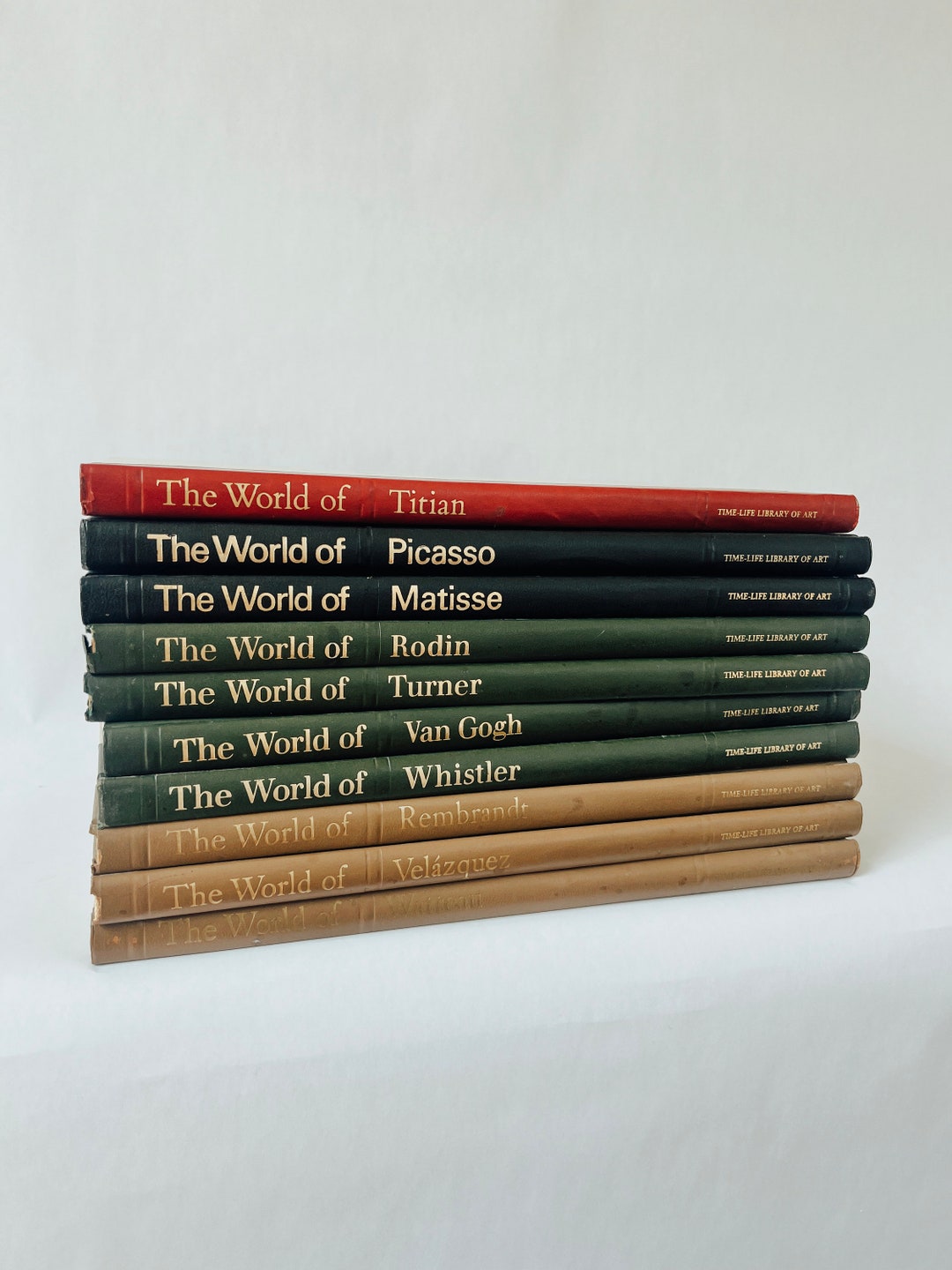 Vintage Art Books, Circa 1960s, Sold as Color Sets and Individual Books, Matisse, Picasso, Van