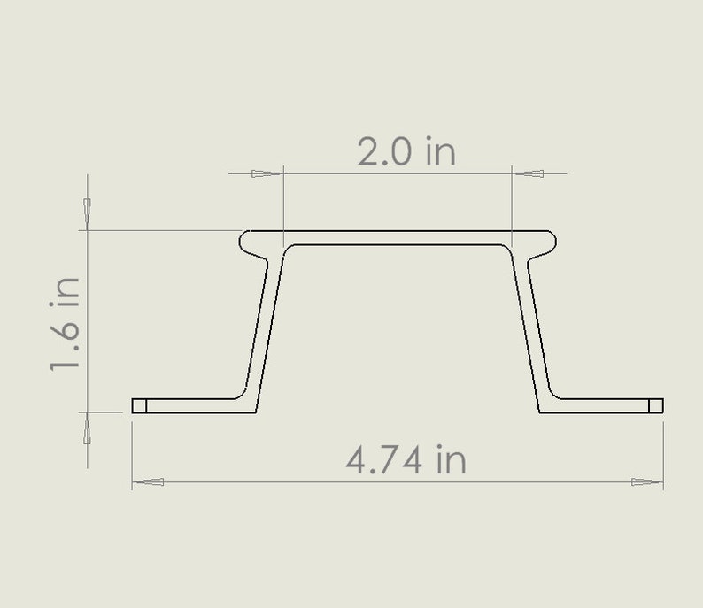 3D Power Strip Wall Bracket Design for 3D Printing Etsy