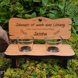 Personalized liquor bench with engraving - Birthday gift - liquor bench - fun gifts - men&#39;s gifts