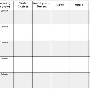 4K/Preschool Lesson Plan