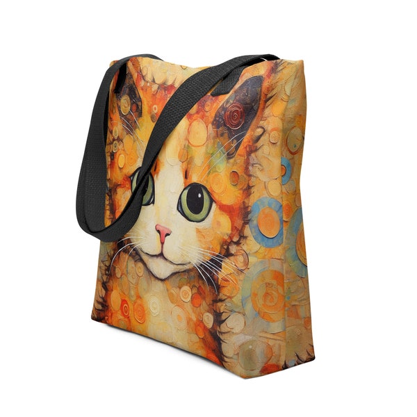 Magical Kitten Tote Bag - Trasporta tutto ciò che conta con l'arte ispirata a Gustav Klimt