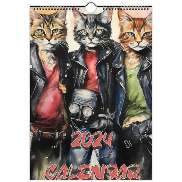 2024 Rock N Roll Calendar Etsy
