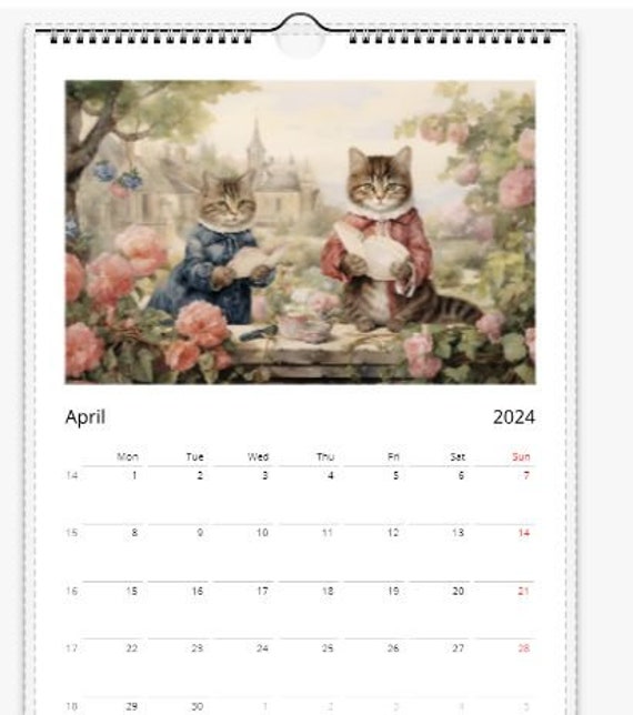Introducing the Limited Edition posh Cats 2024 Calendar - Etsy