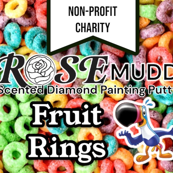 Fruit Rings RoseMUDD | Scented Diamond Painting Putty, Diamond Painting Accessory- For Charity