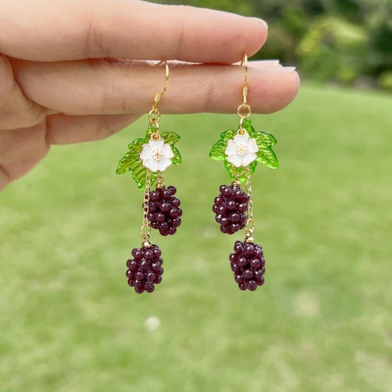 Fruit dangle earrings discount