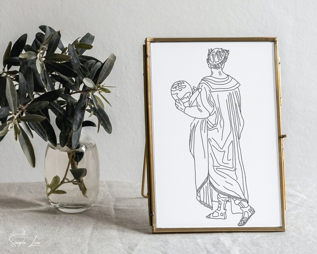 Printable Wall Art Ptolemy the School of Athens From Raphael - Etsy