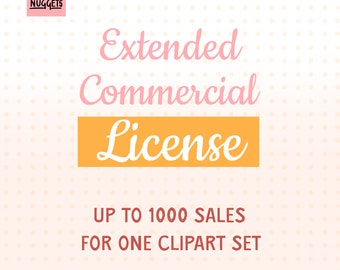 Commercial License, clipart license, DigiNuggets