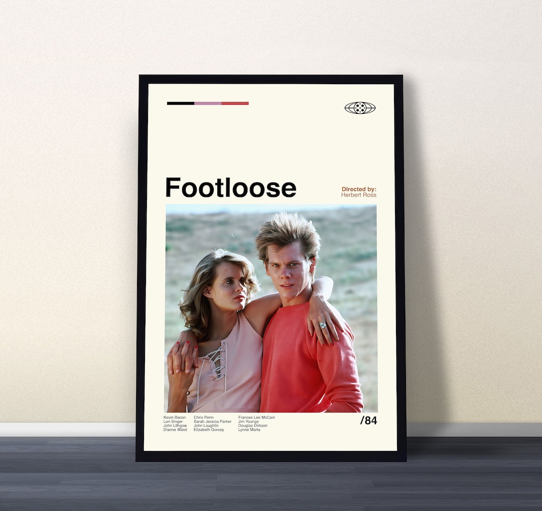 Footloose Poster, Footloose Movie Poster, Vintage Poster, Retro Print