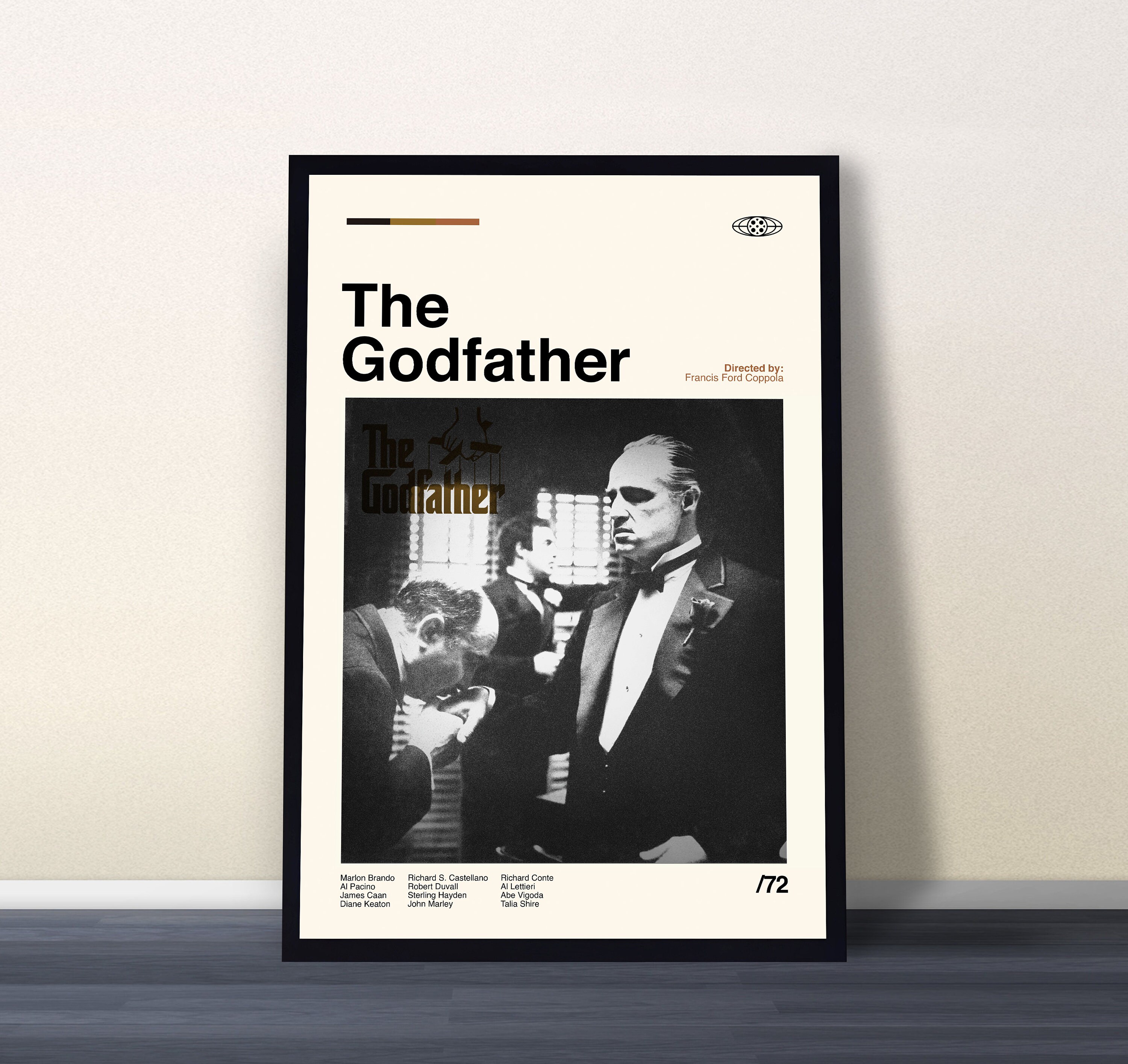 The Godfather Poster the Godfather Movie Album Cover Poster Etsy