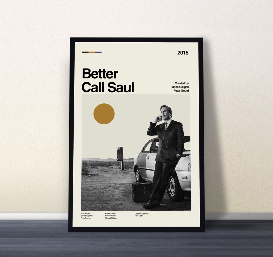 Better Call Saul Poster Peter Gould Better Call Saul Movie - Etsy France