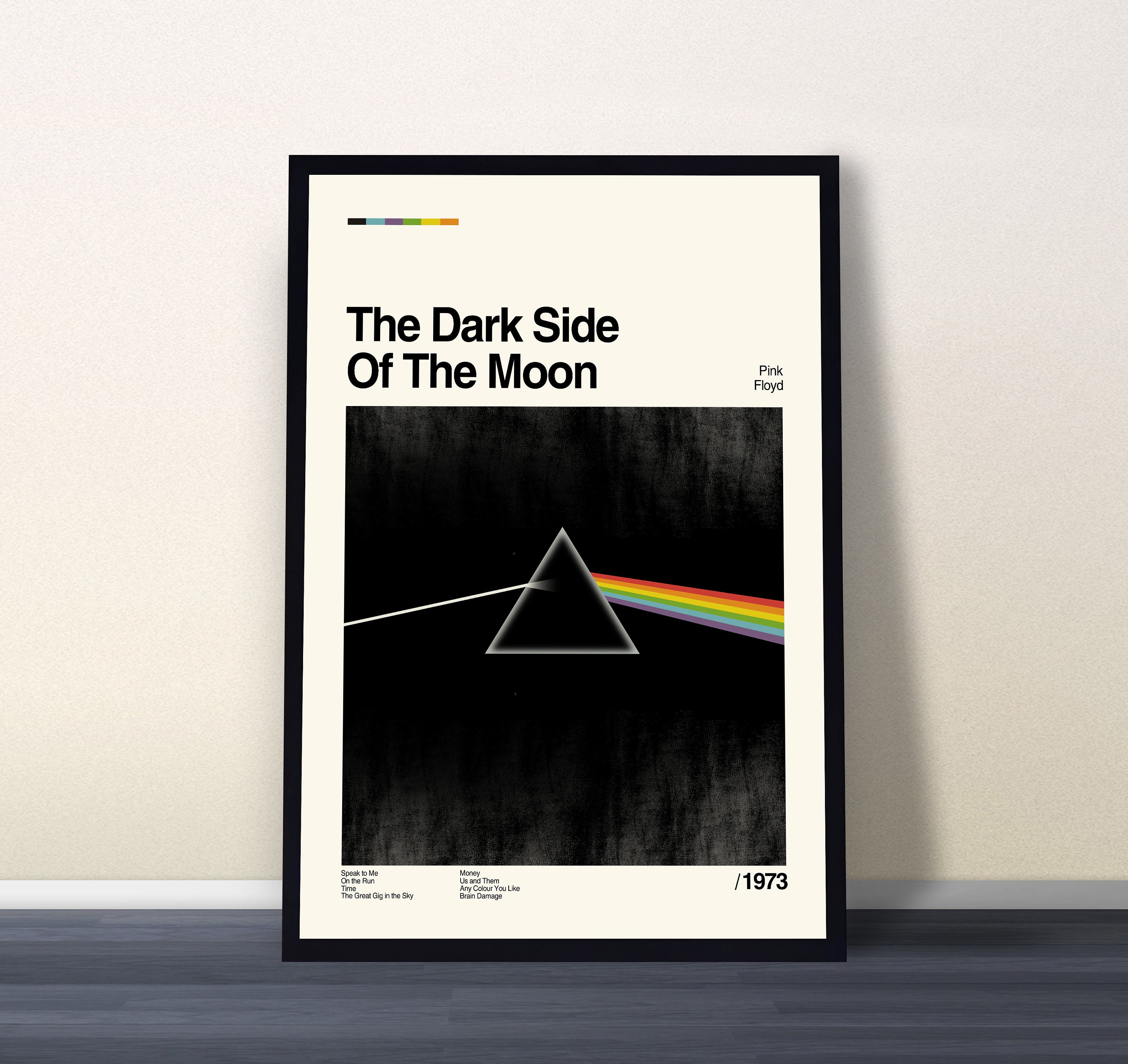 Hal Leonard Pink Floyd Dark Side of the Moon Group Wall Poster