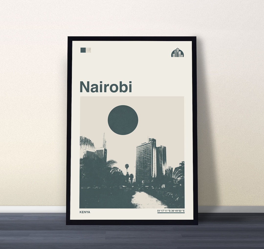 Nairobi Print, Nairobi Wall Art, Nairobi Poster, Kenya Photo, Kenya