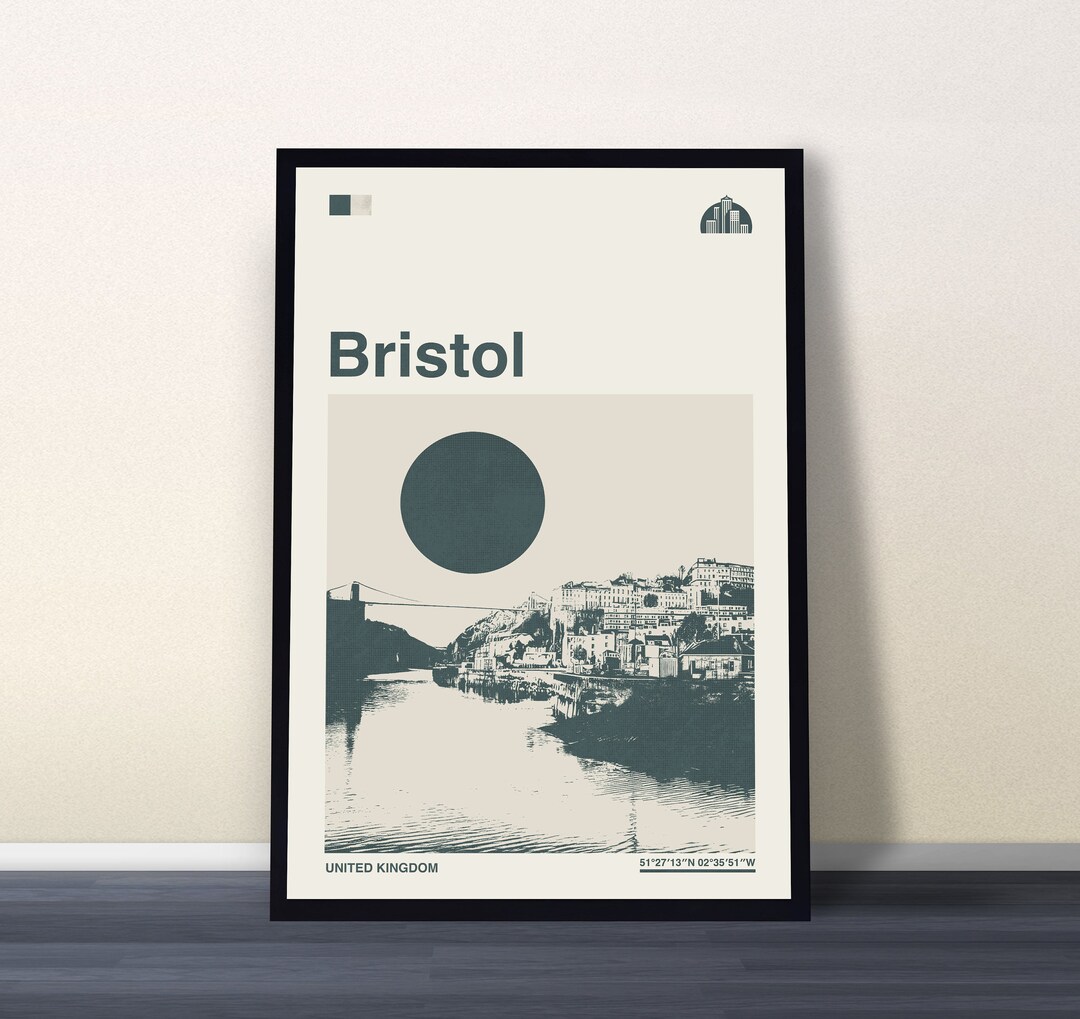 Bristol Travel Poster, Bristol Poster, Bristol Print, England Print