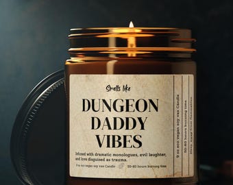 DnD Dungeon Master Funny Nerdy Candle Gifts, critical role rpg ,Dungeons and Dragons Candle, Perfect Gift for DnD Players, Game Night dandd