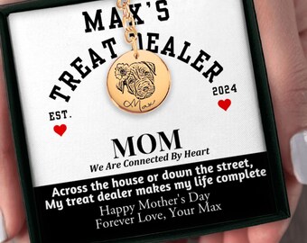 Custom Pet Portrait Keychain: Engraved Dog Photo, Personalized Keepsake