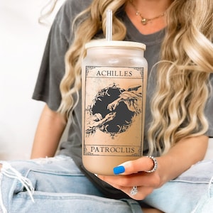 Personalise Song Of Achilles Patroclus Academia Coffee gift Bookish Booktok Dark Academia Greek Mythology Light Academia Homer Iliad Library