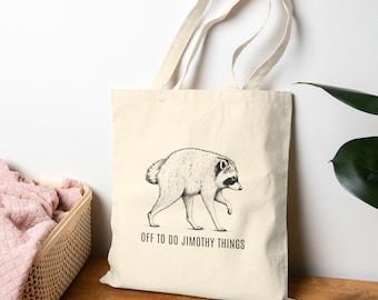 Jimothy Raccoon Fall tote bag, Seattle Short Spine Raccoon sweatshirt, Viral Raccoon Meme, animal lover, jimothy art, raccoon lover gift
