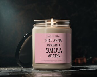 Personalizowany Czytelnik Romansów Gorące dziewczyny czytają Sprośności Książkowa Sprośna Świeca Prezent Dla Niej, pikantne książki, Prezent Klubu Książki, Świeca Książkowa, Miłośnik Sprośności