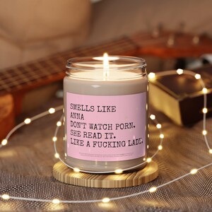 Only Hot Girls Read Smut Gift Bookish Merch Spicy Booktok Candle ...