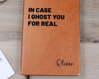 Funny End-of-Life Planner: Vegan Leather Journal - Last Wishes Organizer