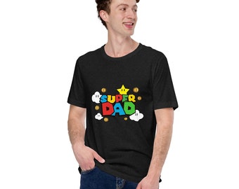 Super Daddio Gamer Daddy Spiel Shirt, neuer Papa Shirt, Papa Shirt, Vatertag Shirt, Bestes Papa Shirt, Geschenk für Papa, Super Papa Shirt