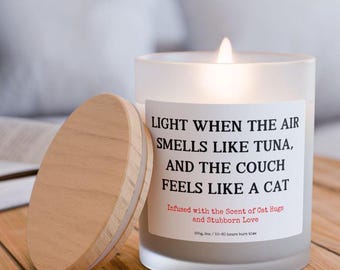 Enciéndeme cuando seas dueña de un gato, regalo de vela para mamás amantes de los gatos, huele a velas divertidas, regalo divertido para amantes de los gatos, idea única para regalo de cumpleaños