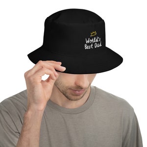 Dada Hat for Dad, Embroidered Unisex Bucket Hat, Christmas