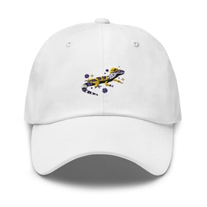 Embroidered Non Binary Leopard hat, Pride Month Gift, LGBTQIA Apparel, Inclusive Non Binary Rainbow cap, Bisexual, Lesbian Trans Dad hat