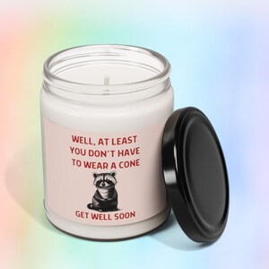 Funny After Surgery Gift, Get Well Soon Candle, Cheer Up Gift For Friend, Hysterectomy Gift, Self Care Candle for Friend Surgery Recovery